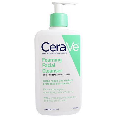 CeraVe, Foaming Facial Cleanser, 12 fl oz (355 ml) - iHerb.com