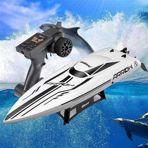 UDI RC Arrow 25" Brushless RC Racing Boat 30mph High Speed Electronic Remote Control Boat for ...