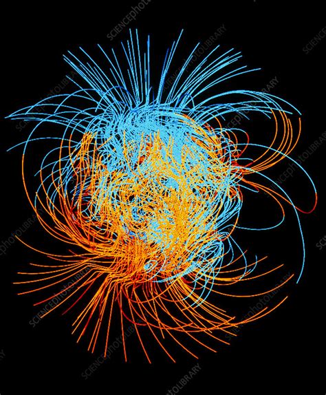 Magnetic field reversal on Earth - Stock Image - E080/0011 - Science Photo Library