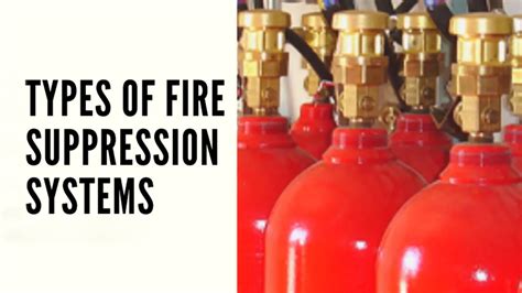 5 Most Common Types of Fire Suppression Systems 2024