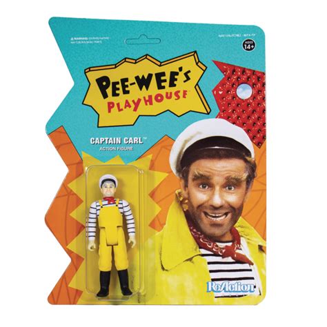 Captain Carl Pee-Wee's Playhouse Action Figure 4" NEW Super 7 Phil ...