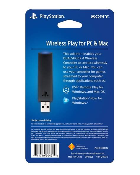 DualShock 4 USB Wireless Adapter Black - Sony