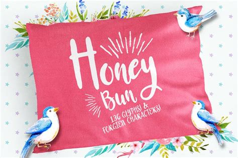 Honey Bun - Typeface by Layerform on Envato Elements