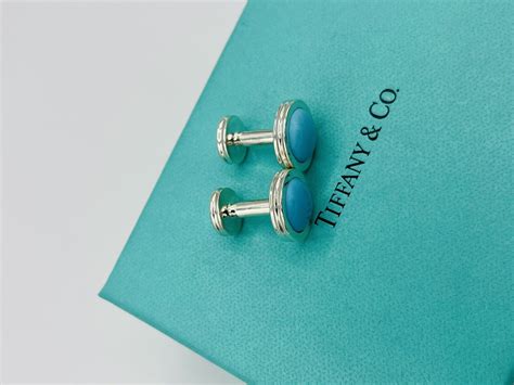 Tiffany & Co. Paloma Picasso Men's Silver Turquoise Cufflinks | eBay