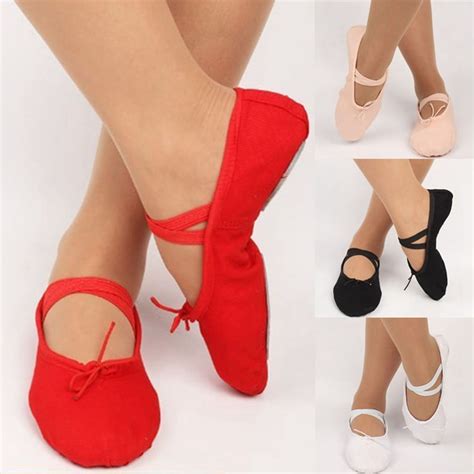 Ballet Shoes for Girls/Toddlers/Kids/Women, Canvas Ballet Shoes/Ballet ...