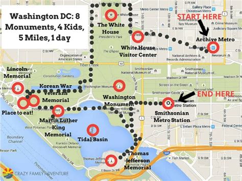 Washington DC: 8 monuments, 4 kids, 5 miles, 1 day