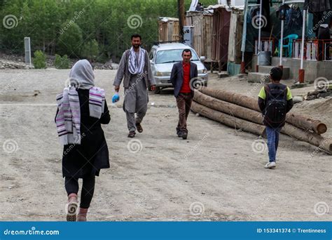 Afghanistan Village Life in Ishkashim Editorial Stock Image - Image of ...