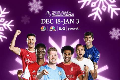 Feast on the festive Premier League action with NBC