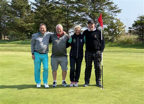 Far-travelled golfing trio reach Thurso in Four Point Compass Challenge