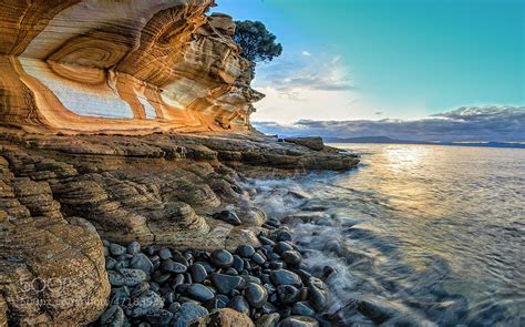 Photograph Painted Cliffs - Maria Island, Tasmania by Colin Winhall on ...