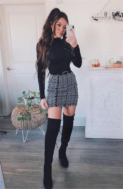 Cute winter outfits skirt, Pencil skirt | Birthday Dinner Outfit Ideas ...