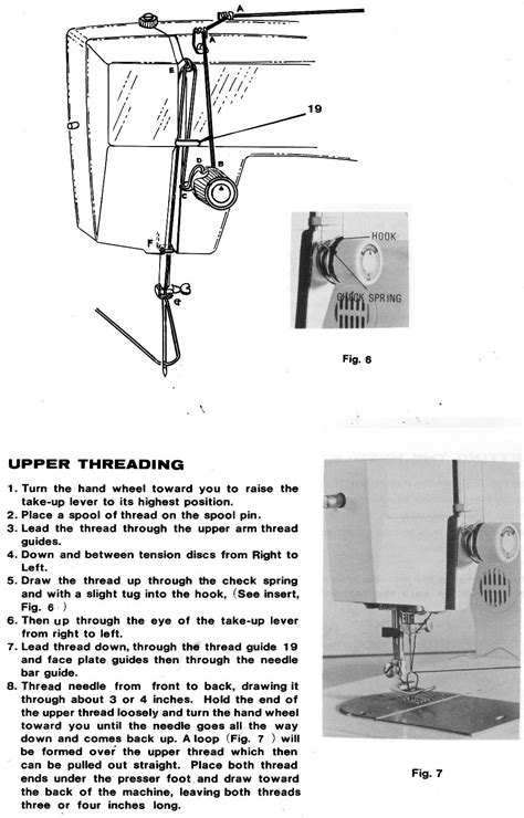 White Sewing Machine How To Thread - Kneelpost