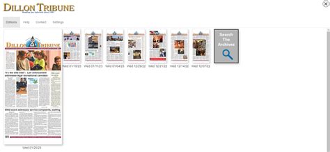 e-Edition How-to | Site | dillontribune.com