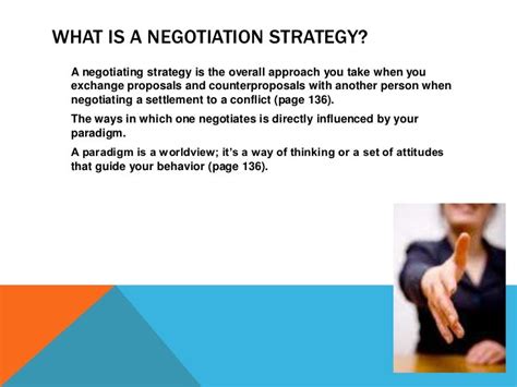 Negotiation strategies