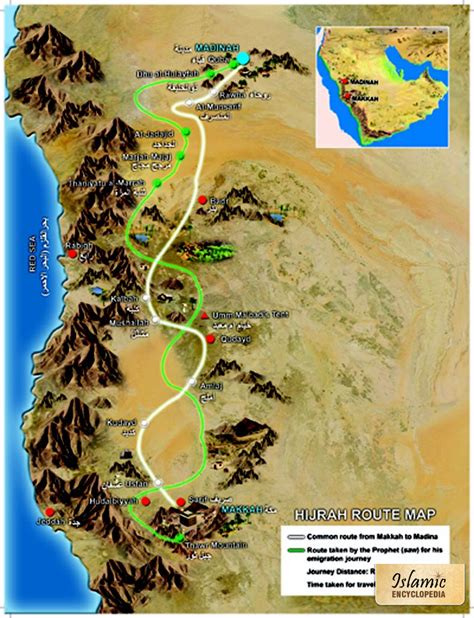 Makkah And Madina Map