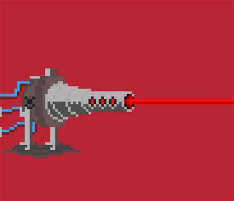 Test laser cannon : r/PixelArt