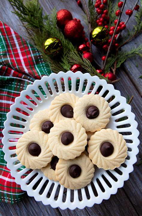 Stamped Marzipan Cookies With Dark Chocolate | Italian Food Forever