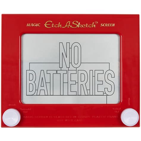 Buy Etch A Sketch, Classic Red Drawing Toy with Magic Screen, for Ages ...