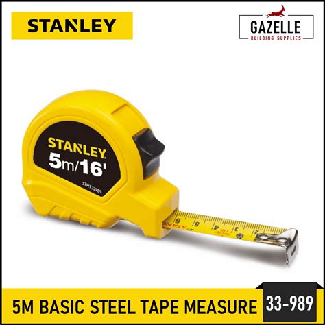 Stanley Basic Series Steel Tape Measure Yellow Blade 3m / 5m / 8m - 30 ...