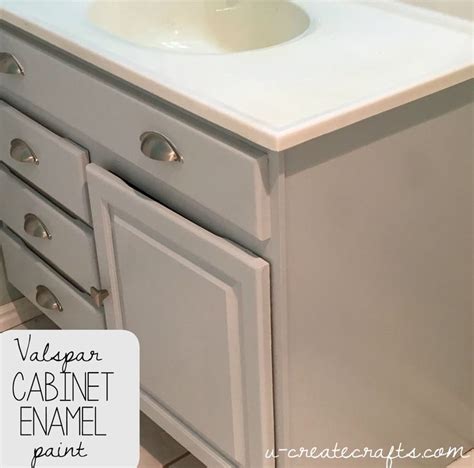 Valspar Cabinet Enamel Paint Bathroom Cabinet Colors, Bathroom Cabinet Makeover, Cabinet Paint ...