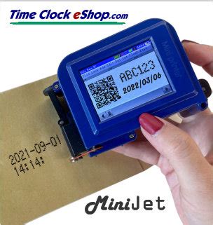 Time Stamp Machine - Electronic Date and Time Stamp Handheld