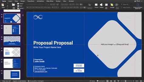Project Proposal PowerPoint Presentation Template stock graphic NULLED - WP NULLED
