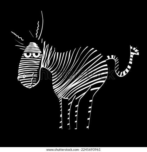 Illustration Funny Cartoon Zebra Stock Vector (Royalty Free) 2245693961 | Shutterstock