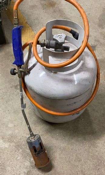Blow Torch with propane tank - Sherwood Auctions