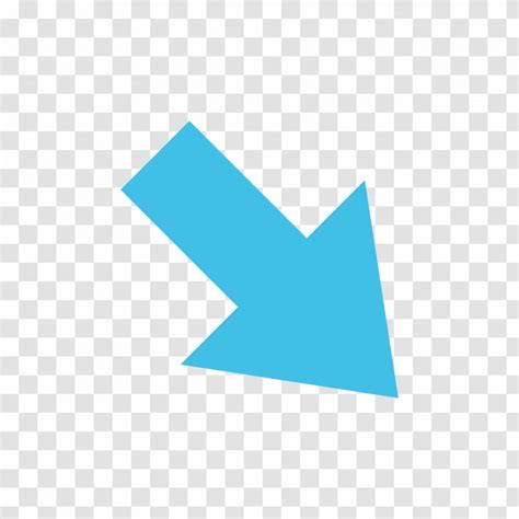 Emoji Arrow Cascading Style Sheets Unicode Symbol - Blue Transparent PNG