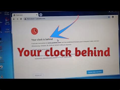 Your Clock Behind How To Fix - YouTube