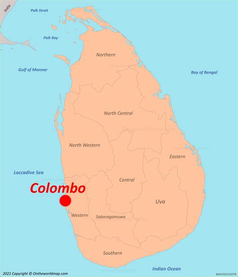 Colombo Area Map
