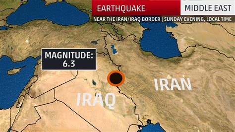 Magnitude 6.3 Earthquake Strikes Western Iran, 70 People Injured | The Weather Channel