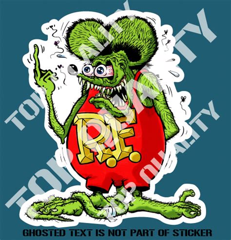 RAT FINK DECAL STICKER - Auto Tattoo Grafix