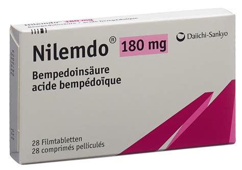 NILEMDO Filmtabl 180 mg Blist 28 Stk | Online bestellen