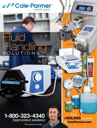 Cole-Parmer® Fluid Handling Catalog - Masterflex - PDF Catalogs | Technical Documentation | Brochure