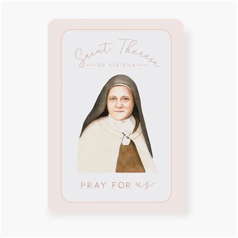 St. Therese Prayer Card – Novena Cards