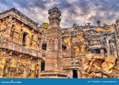 The Kailasa Temple, Cave 16 in Ellora Complex. UNESCO World Heritage ...