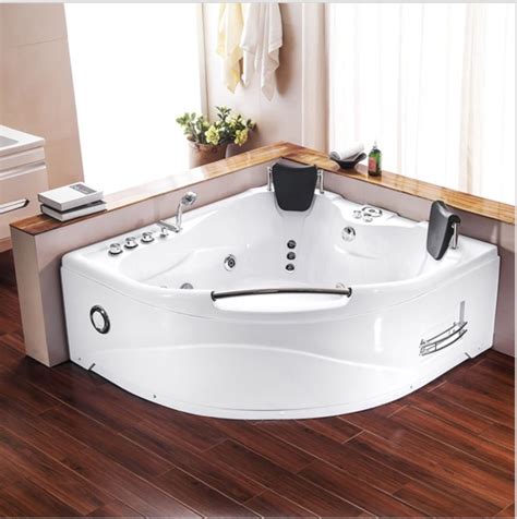 2 Person Jetted Whirlpool Massage Hydrotherapy Bathtub Bath Tub Indoor ...