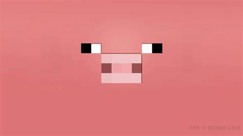 Minecraft Pig Face Wallpaper