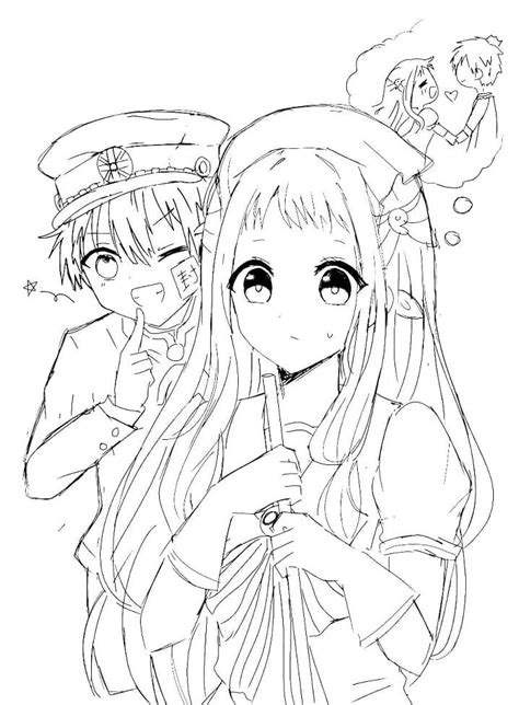 Toilet Bound Hanako-Kun 13 Coloring Page - Anime Coloring Pages