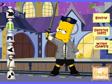 Download Bart Simpson Halloween Dressup Game - GaHe.Com