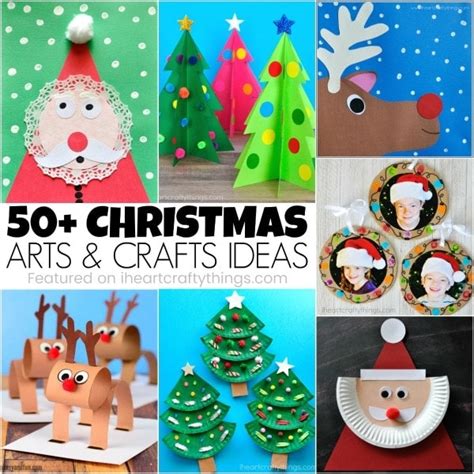 50+ Christmas Arts And Crafts Ideas - I Heart Crafty Things