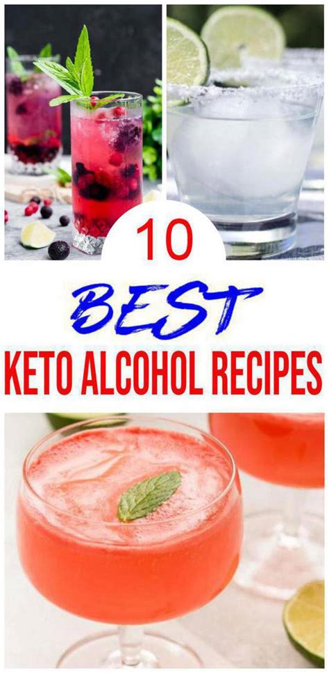 10 Keto Alcohol Recipes – BEST Keto Low Carb Cocktail Ideas – Easy Ketogenic Diet Ideas