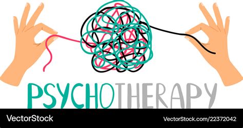 Psychotherapy concept icon Royalty Free Vector Image