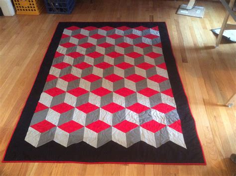 Rhombus Quilt | Quilt tutorials, Quilts, Contemporary rug