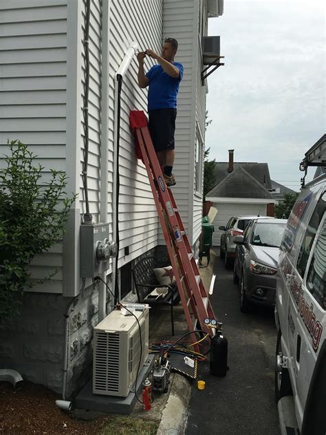 Mitsubishi air conditioning one day installation - Vasi Refrigeration HVAC - Boston North Shore