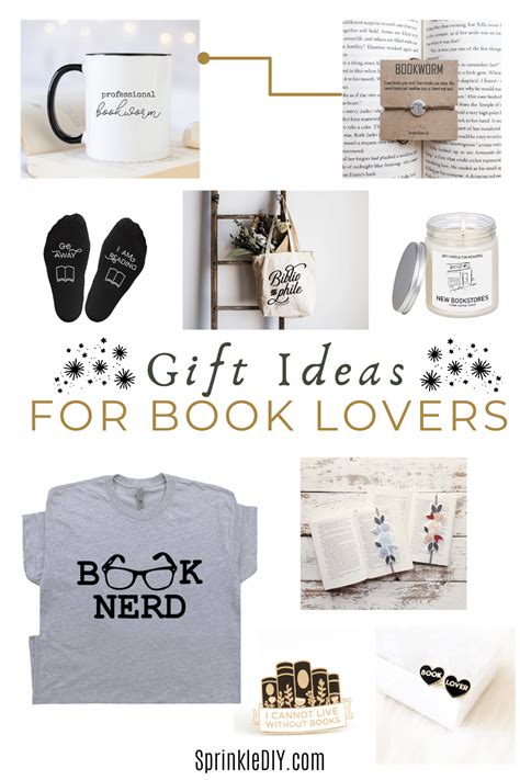 Gift Ideas for Book Lovers - SprinkleDIY