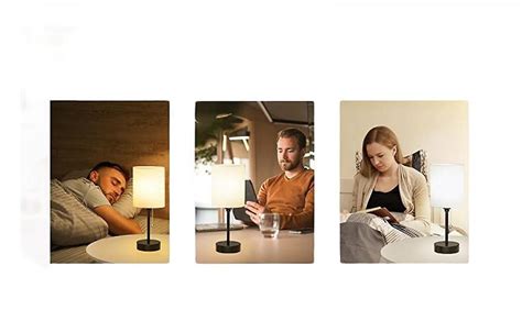 Small Bedroom Lamps 3 Color Temperatures -pull Chain Table Lamps With ...