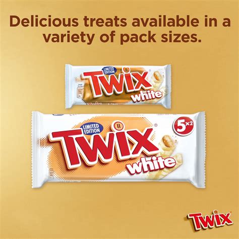 Twix White Chocolate Bar 46g Online at Best Price | Covrd Choco.Bars&Tab | Lulu Kuwait