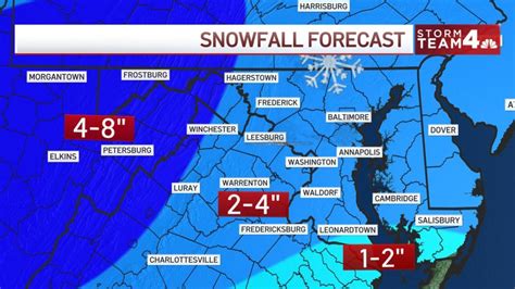 Washington DC Weather: 2-4 Inches More Snow Likely by Friday – NBC4 ...